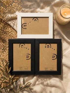 IKEA black and white picture frame set